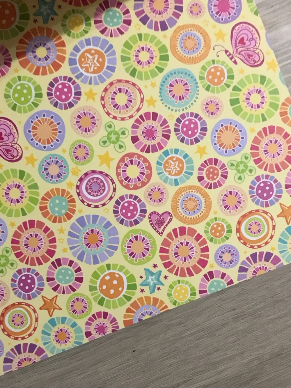 American Girl Crafts Colorful Paper Pad - Pink, Purple, Green, Blue, Yellow